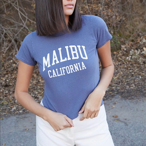Pacsun Navy Blue Malibu Tee - Picture 1 of 4